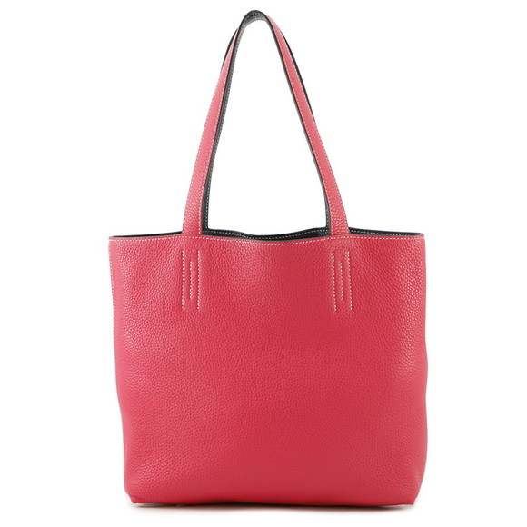 Hermes Hermès Double Sens 28 Tote Bag, Rose Extreme, Bleu Nuit, Taurillon Cle... - Picture 1 of 11